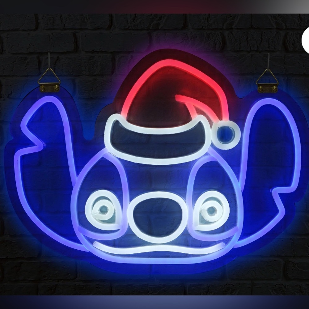 Disney's "Lilo & Stitch" Stitch LED Light up Hanging Wall Décor Christmas Xmas